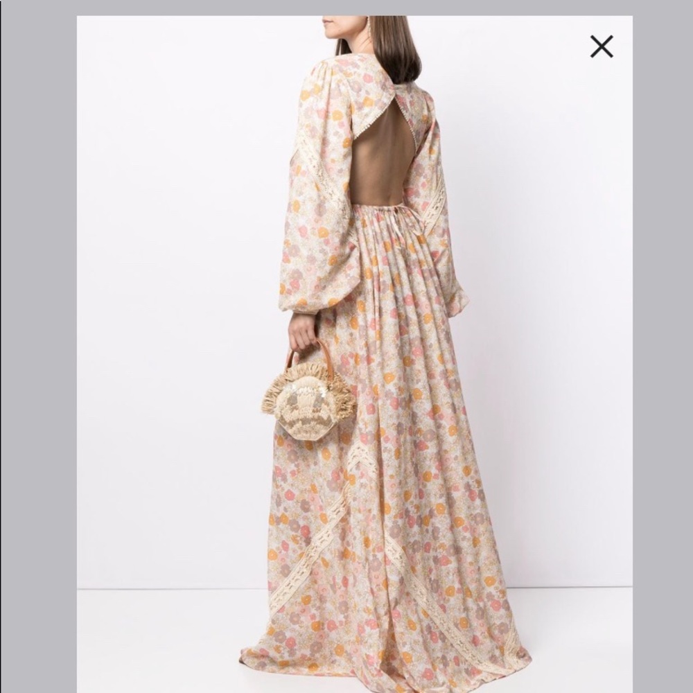 We Are Kindred Pia Cut Out Floral Print Maxi Dress, Size 4
